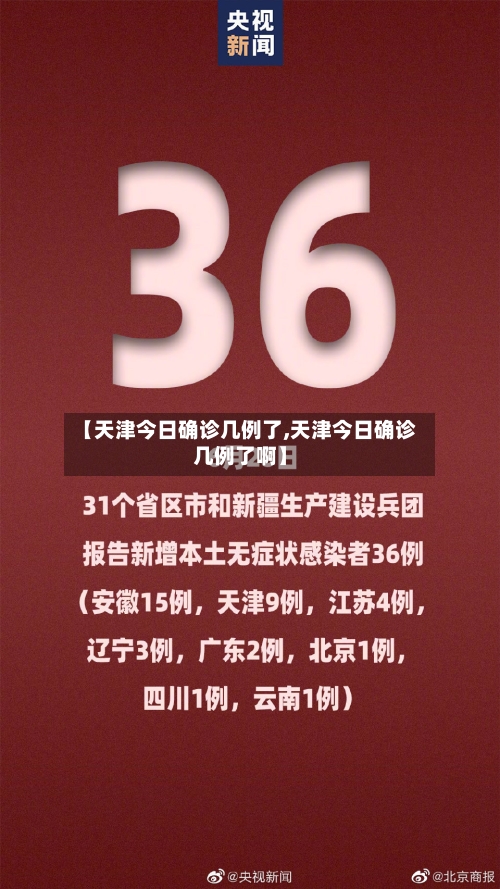 【天津今日确诊几例了,天津今日确诊几例了啊】-第2张图片