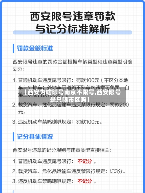 【西安为啥限号南京不限号,西安限号是只限市区吗】