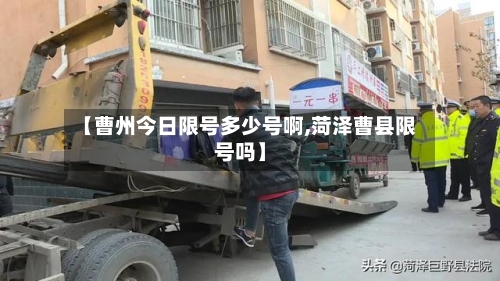 【曹州今日限号多少号啊,菏泽曹县限号吗】