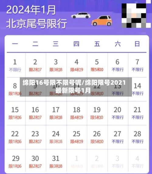 绵阳16号限不限号呢/绵阳限号2021最新限号1月