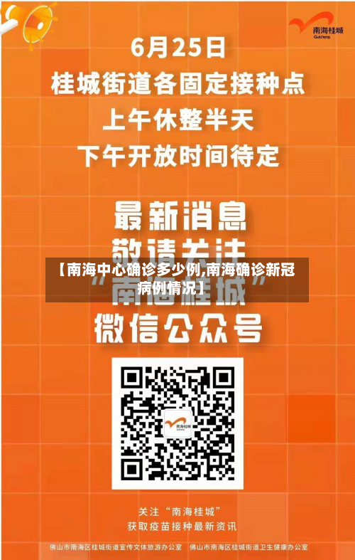【南海中心确诊多少例,南海确诊新冠病例情况】