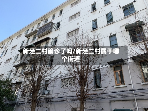 新泾二村确诊了吗/新泾二村属于哪个街道-第2张图片