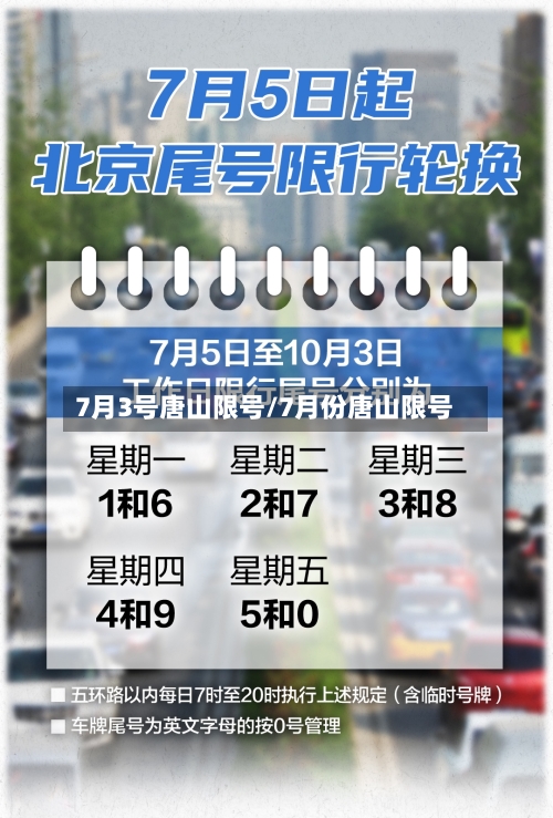 7月3号唐山限号/7月份唐山限号