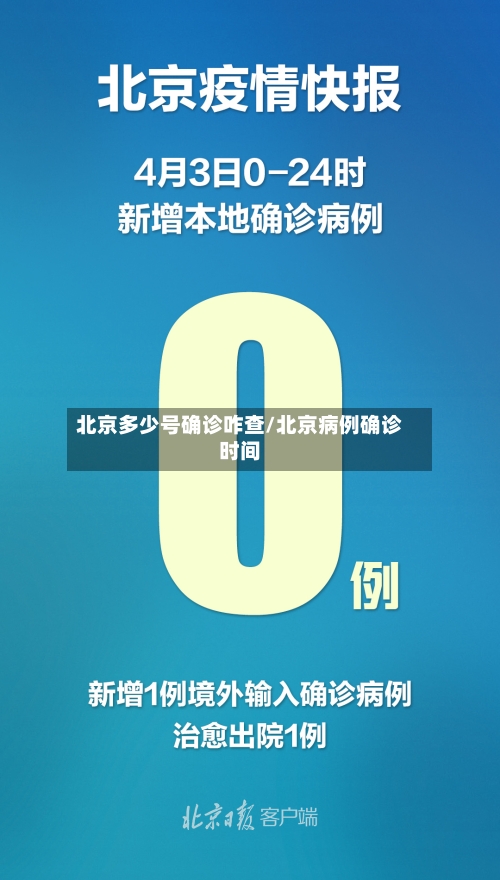 北京多少号确诊咋查/北京病例确诊时间-第2张图片