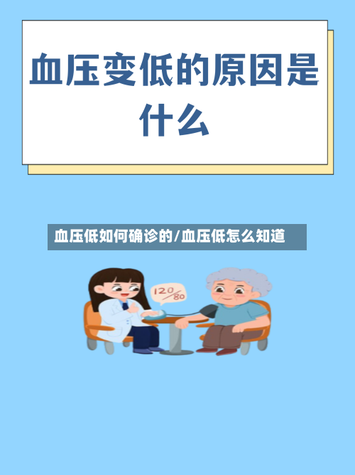 血压低如何确诊的/血压低怎么知道