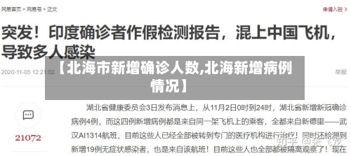 【北海市新增确诊人数,北海新增病例情况】-第3张图片