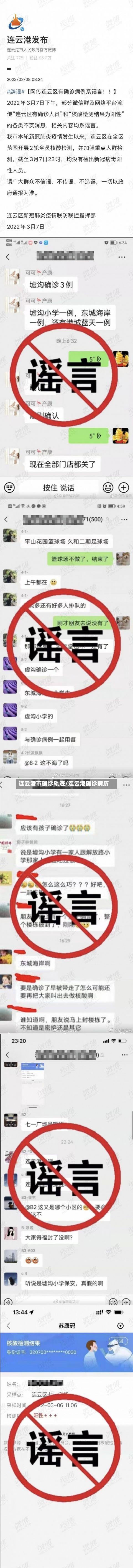 连云港市确诊轨迹/连云港确诊病历