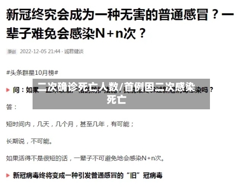 二次确诊死亡人数/首例因二次感染死亡-第2张图片