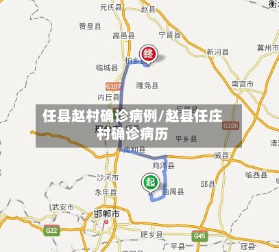 任县赵村确诊病例/赵县任庄村确诊病历