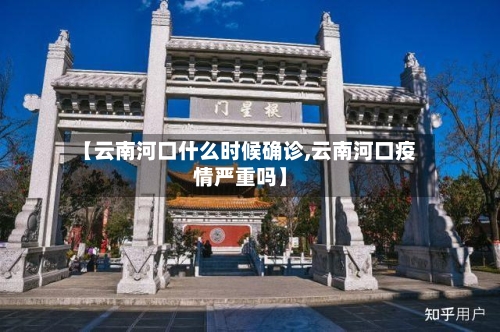 【云南河口什么时候确诊,云南河口疫情严重吗】
