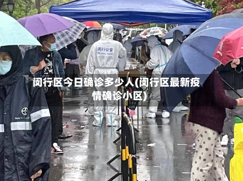 闵行区今日确诊多少人(闵行区最新疫情确诊小区)-第2张图片