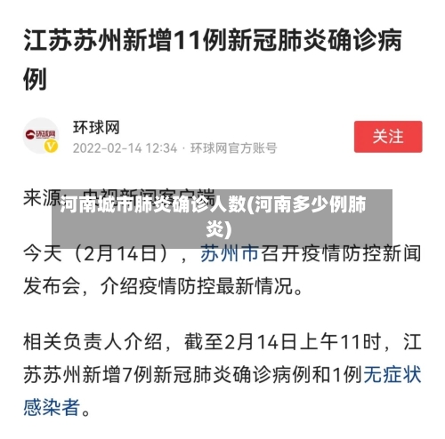 河南城市肺炎确诊人数(河南多少例肺炎)-第3张图片