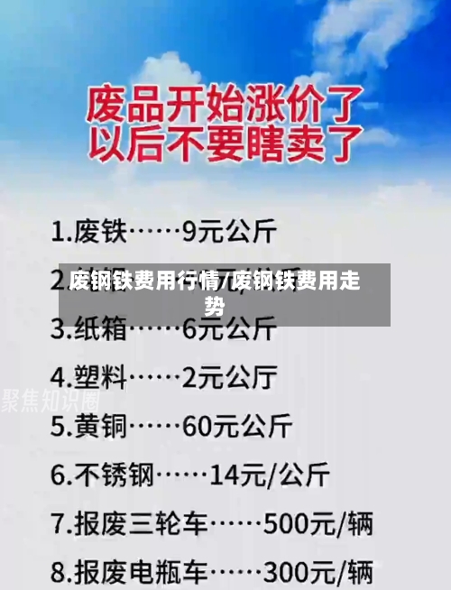 废钢铁费用行情/废钢铁费用走势-第2张图片