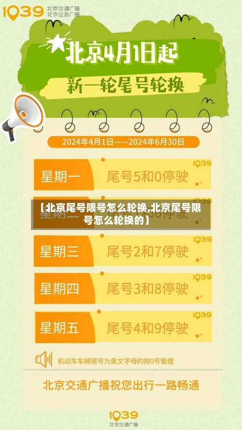 【北京尾号限号怎么轮换,北京尾号限号怎么轮换的】