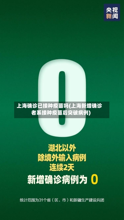 上海确诊已接种疫苗吗(上海新增确诊者系接种疫苗后突破病例)-第2张图片