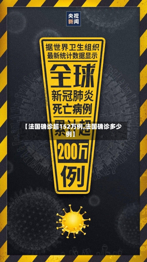 【法国确诊超152万例,法国确诊多少例】