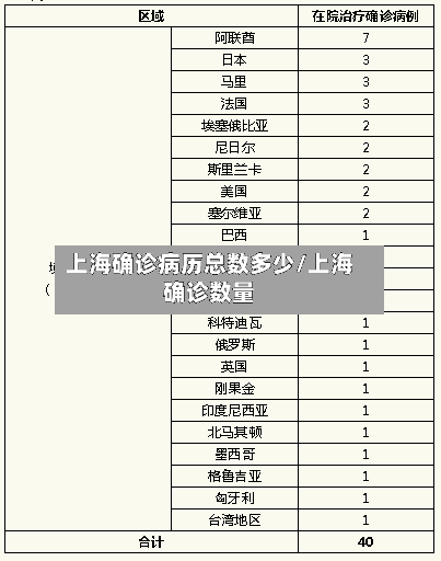 上海确诊病历总数多少/上海确诊数量-第2张图片