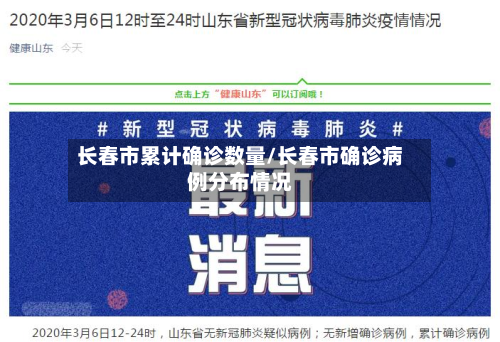 长春市累计确诊数量/长春市确诊病例分布情况-第3张图片
