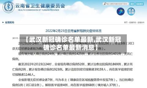 【武汉新冠确诊名单最新,武汉新冠确诊名单最新消息】-第3张图片