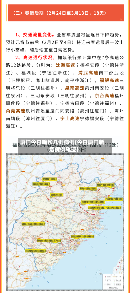 厦门今日确诊几例病例(今日厦门新增病例轨迹)