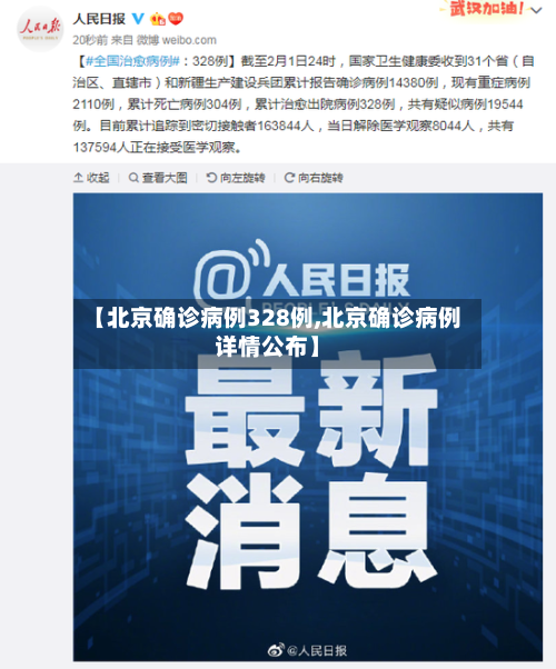 【北京确诊病例328例,北京确诊病例详情公布】