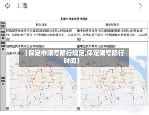 【保定市限号限行规定,保定限号限行时间】