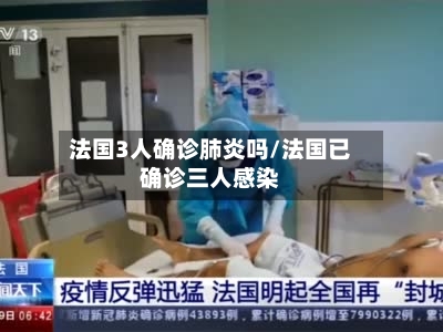 法国3人确诊肺炎吗/法国已确诊三人感染-第2张图片