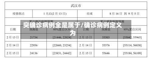 突确诊病例全是属于/确诊病例定义为-第3张图片
