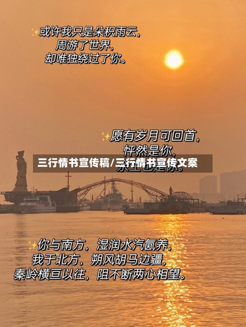 三行情书宣传稿/三行情书宣传文案