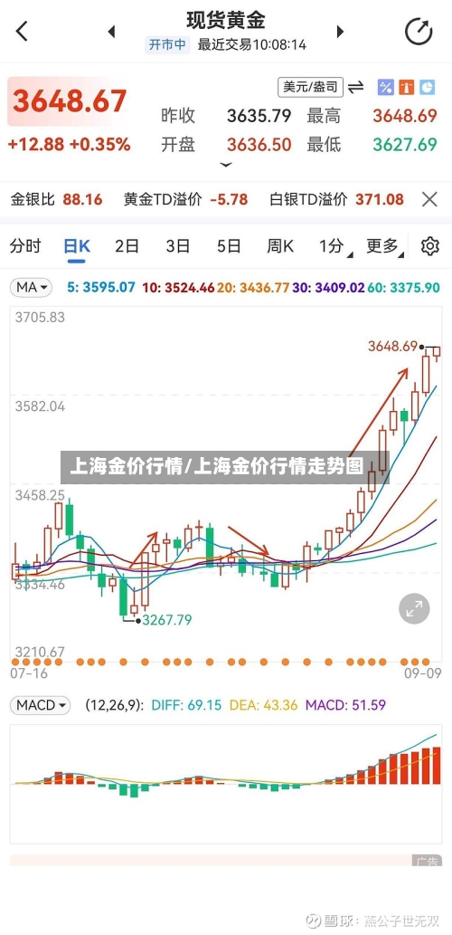上海金价行情/上海金价行情走势图