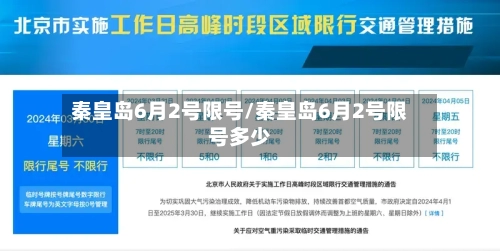 秦皇岛6月2号限号/秦皇岛6月2号限号多少-第2张图片