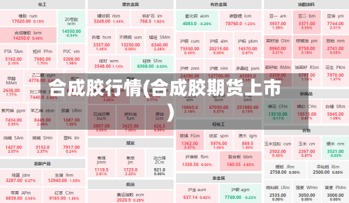 合成胶行情(合成胶期货上市)-第2张图片