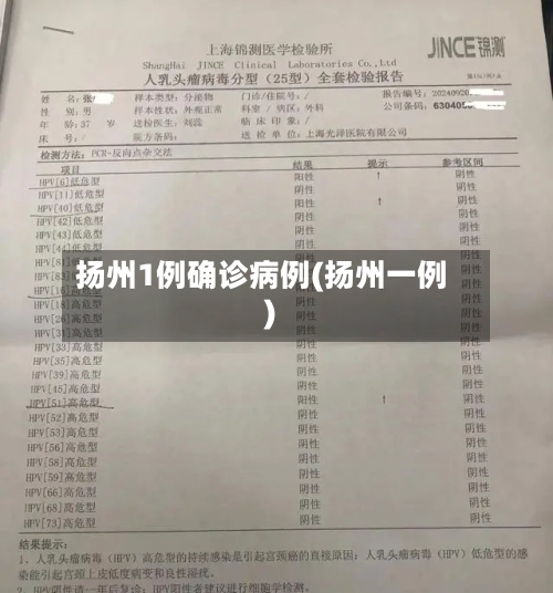 扬州1例确诊病例(扬州一例)-第2张图片