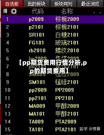 【pp期货费用行情分析,pp的期货费用】-第2张图片