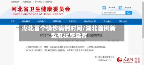 湖北首个确诊病例时间/湖北首例新型冠状感染者-第2张图片