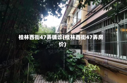 桂林西街47弄确诊(桂林西街47弄房价)