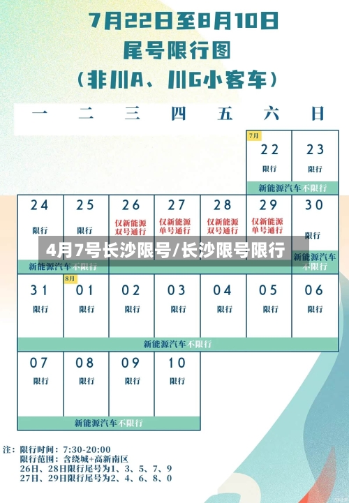 4月7号长沙限号/长沙限号限行-第2张图片