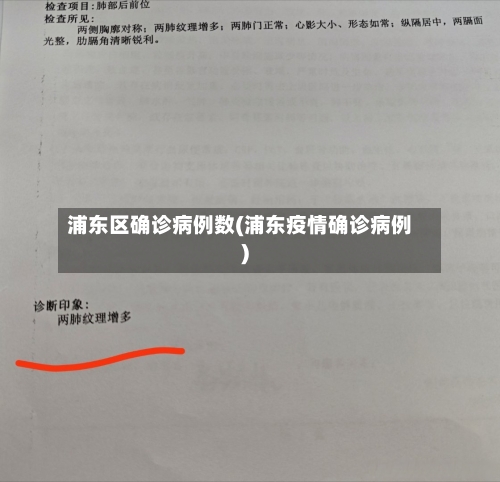 浦东区确诊病例数(浦东疫情确诊病例)