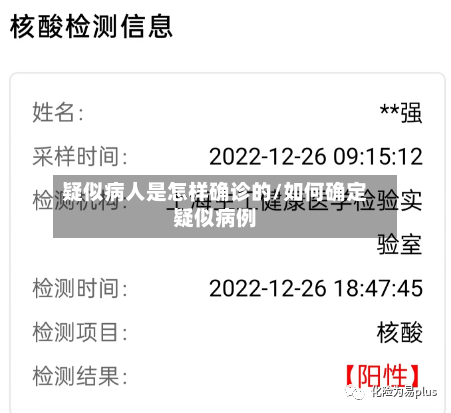 疑似病人是怎样确诊的/如何确定疑似病例-第2张图片