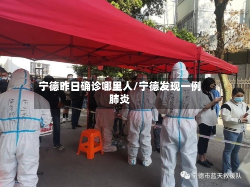 宁德昨日确诊哪里人/宁德发现一例肺炎-第2张图片